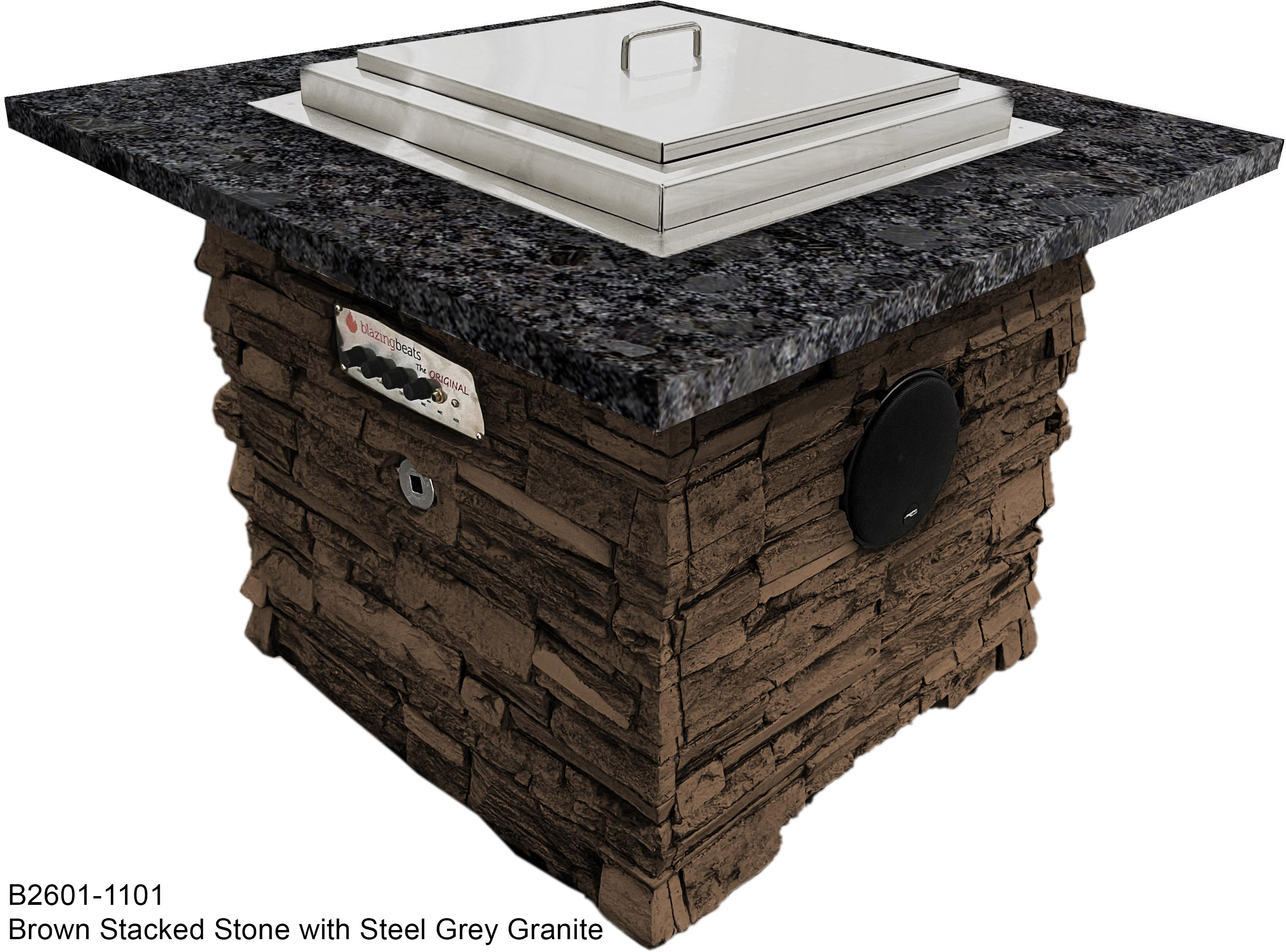 Outdoor Fire Dancing Table with Built-in 700W Speaker