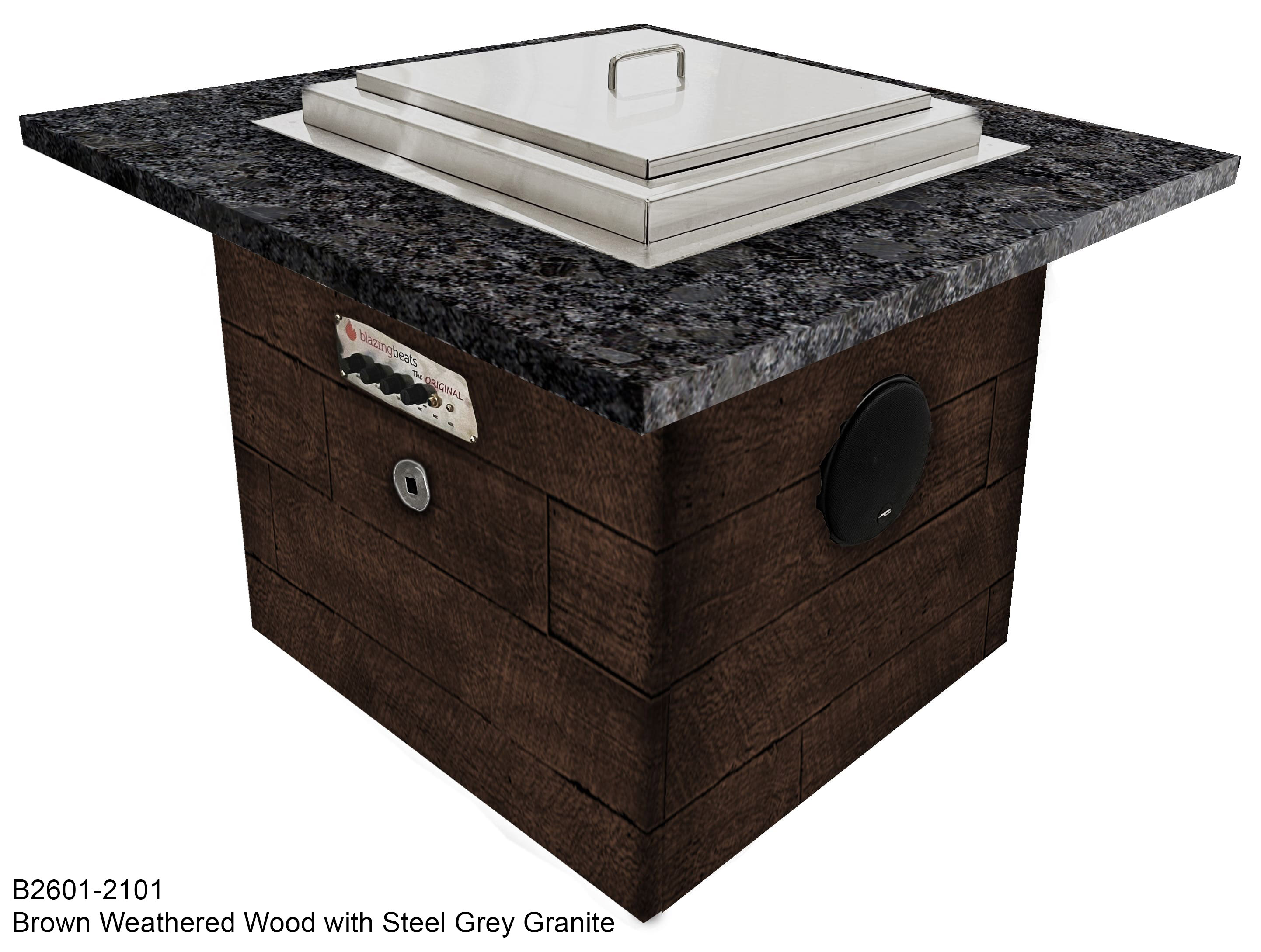 Outdoor Fire Dancing Table with Built-in 700W Speaker