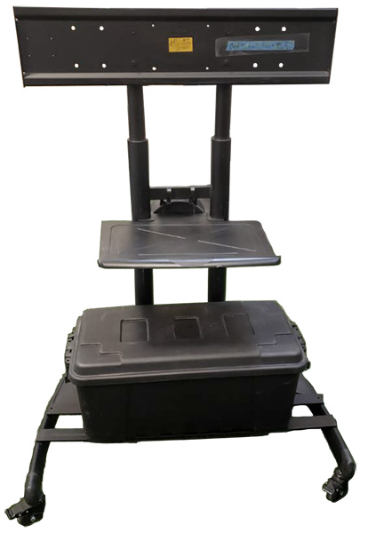 MirageVision Portable TV Cart