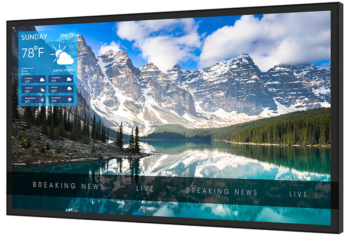 75-inch Peerless-AV Xtreme High Brightness Outdoor Display