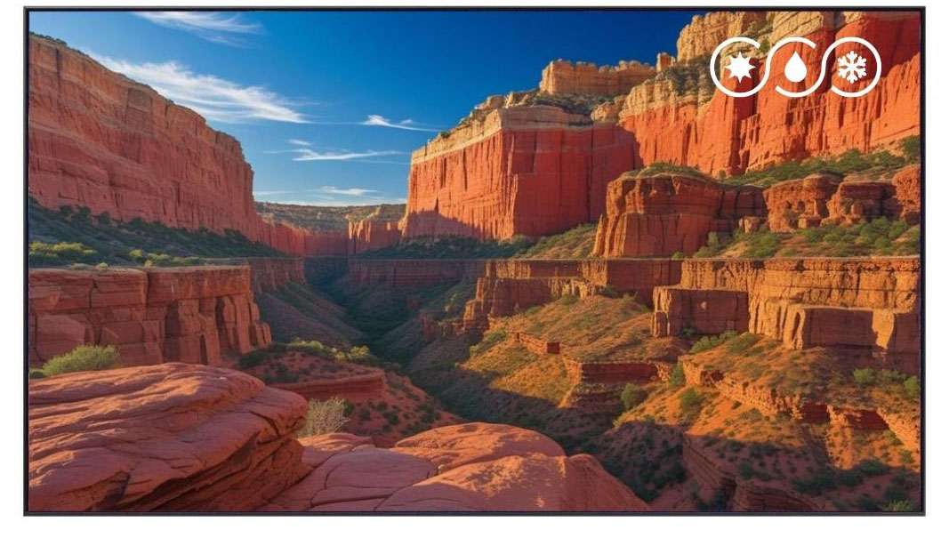 100" weatherloc Samsung (QN80F Series)